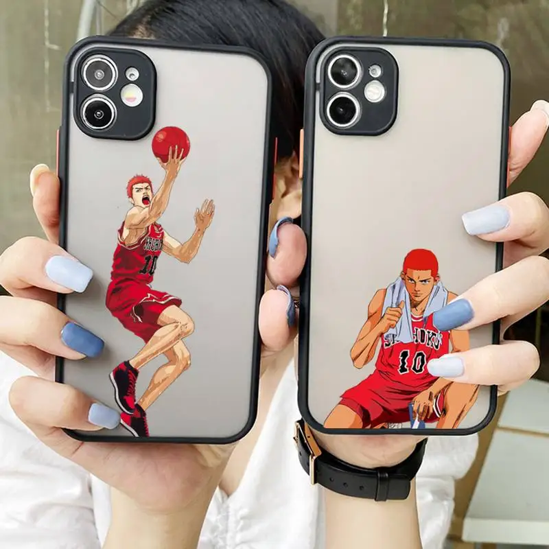 Japan basketball anime Slam Dunk Phone Case matte transparent For iphone 7 8 11 12 13 plus mini x xs xr pro max cover
Japan basketball anime Slam Dunk Phone Case matte transparent For iphone 7 8 11 12 13 plus mini x xs xr pro max cover