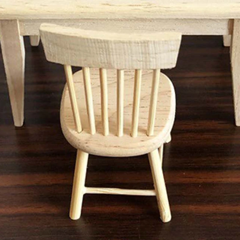 Mini Furniture Simulation Wooden Table 4/6pcs Chairs Model Set Decoration Ornaments for 1/12 Dollhouse Dolls Photography Props
Mini Furniture Simulation Wooden Table 4/6pcs Chairs Model Set Decoration Ornaments for 1/12 Dollhouse Dolls Photography Props