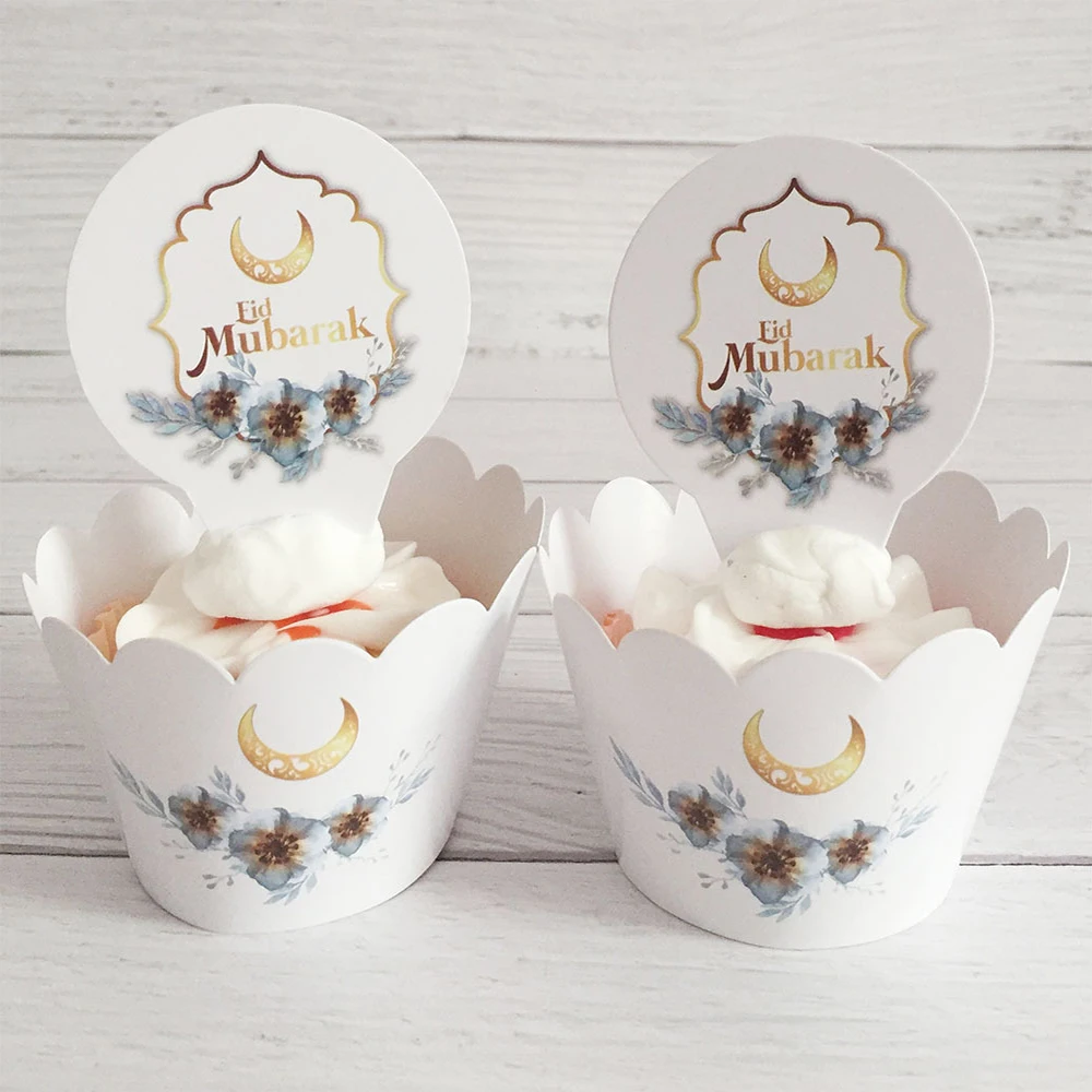 24pcs/Lot Eid Mubarak Happy Cake Insert Flag Baby Party Baptism Cake Decoration For Exquisite Party Cake Party Supplies
24pcs/Lot Eid Mubarak Happy Cake Insert Flag Baby Party Baptism Cake Decoration For Exquisite Party Cake Party Supplies