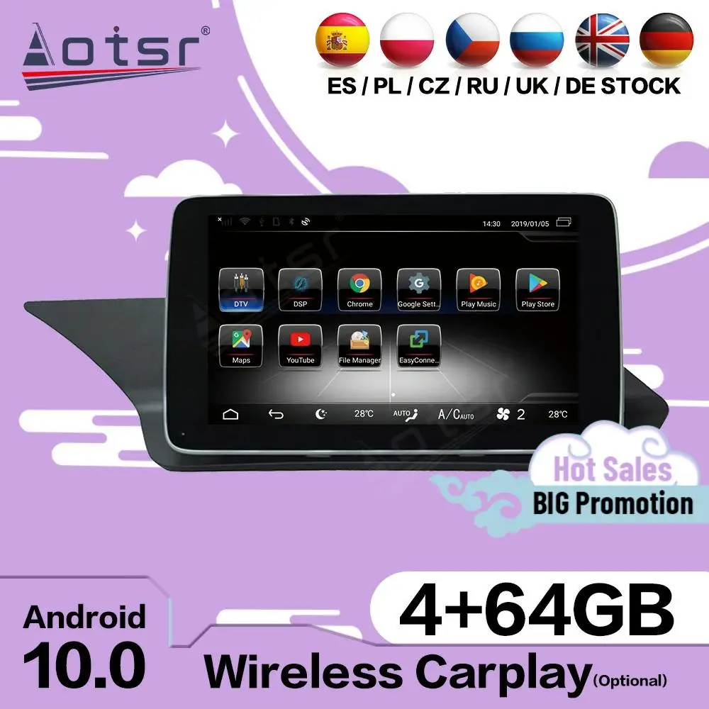Carplay Stereo Android 10 Screen Player For Mecerdes Benz E W212 2013 2014 GPS Multimedia Video Audio Radio Receiver Head Unit
Carplay Stereo Android 10 Screen Player For Mecerdes Benz E W212 2013 2014 GPS Multimedia Video Audio Radio Receiver Head Unit