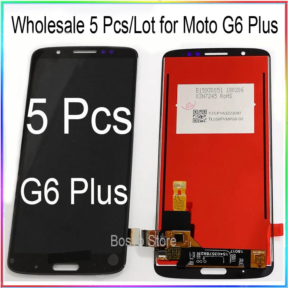Оптовая продажа 5 шт./лот для Moto G6 PLUS ЖК-дисплей с сенсорным дигитайзером в сборе
Оптовая продажа 5 шт./лот для Moto G6 PLUS ЖК-дисплей с сенсорным дигитайзером в сборе