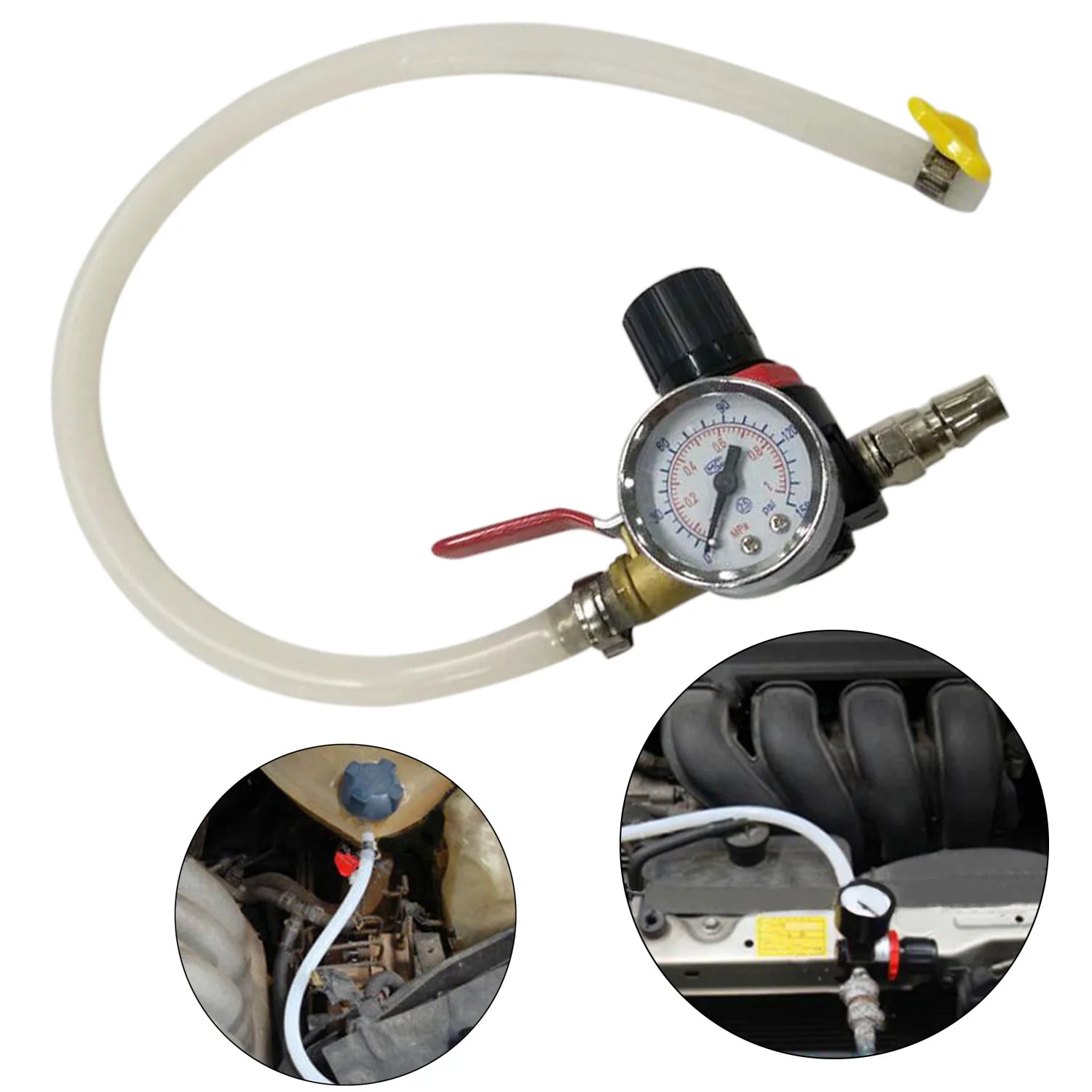 Universal Car Cooling Radiator Pressure Tester Water Tank Detector Tool To Detect Or Several Water Leakage Vehicles, Quickly And
Universal Car Cooling Radiator Pressure Tester Water Tank Detector Tool To Detect Or Several Water Leakage Vehicles, Quickly And