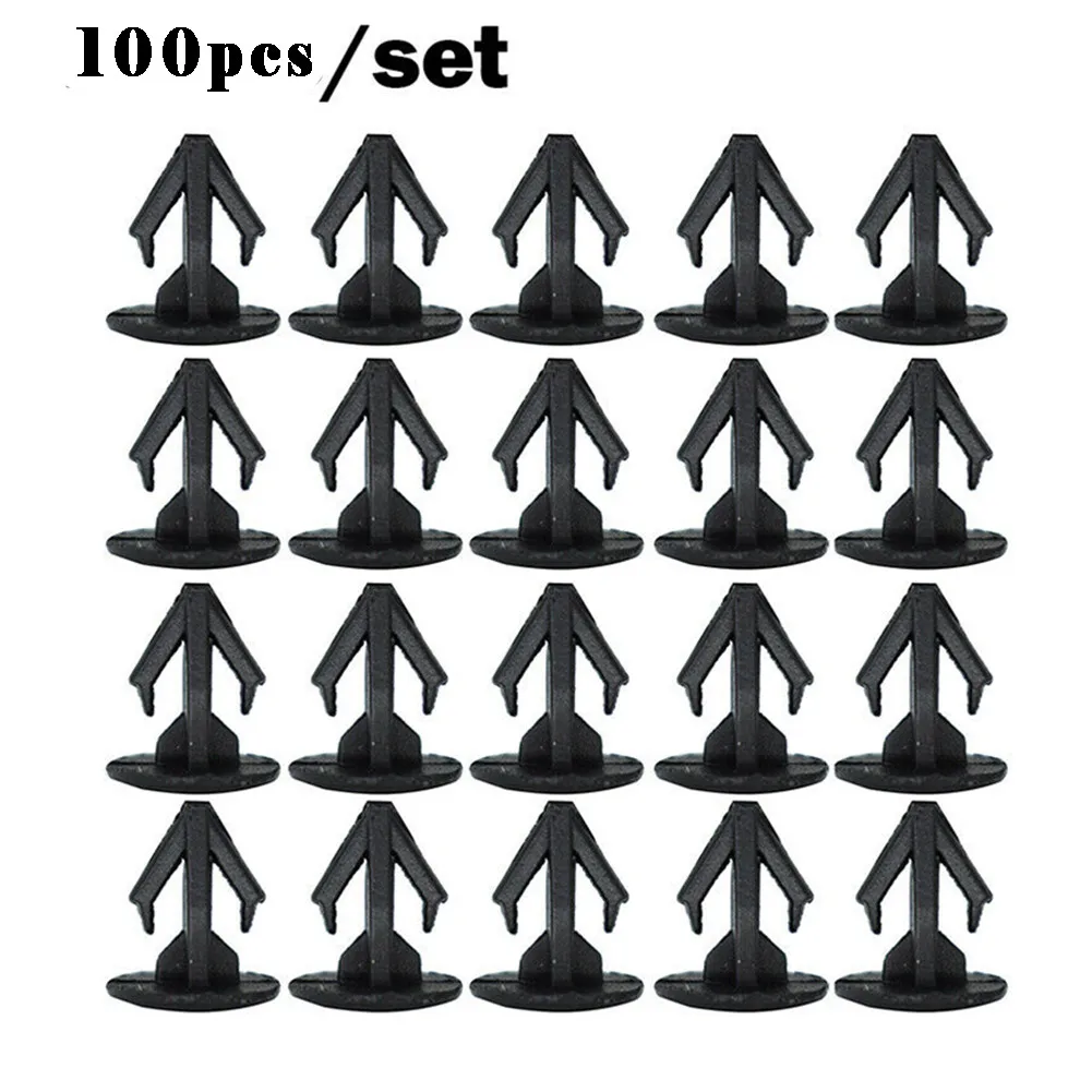 Moulding Clips W/ Sealer 100pcs Accessories Black Car Fastener Rivet For Honda Hood Nylon Trunk Universal Durable
Moulding Clips W/ Sealer 100pcs Accessories Black Car Fastener Rivet For Honda Hood Nylon Trunk Universal Durable