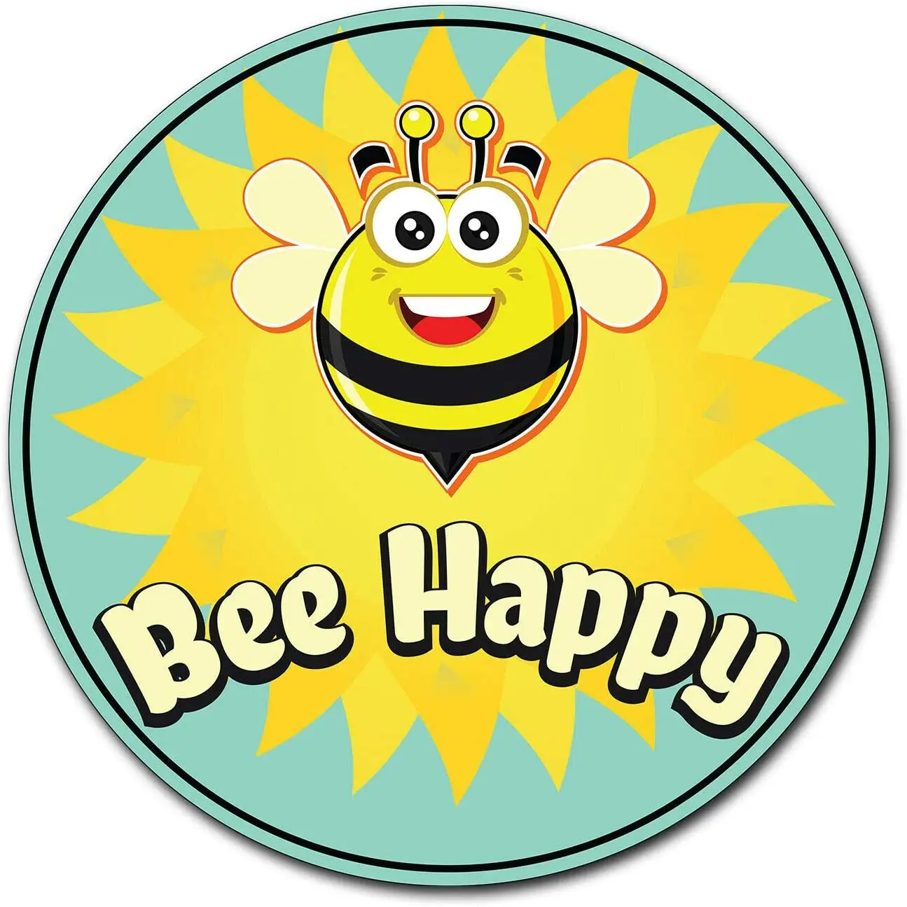 Счастливый металлический жестяной знак Bee, винтажный 12-дюймовый круглый металлический знак для фермерского дома
Счастливый металлический жестяной знак Bee, винтажный 12-дюймовый круглый металлический знак для фермерского дома