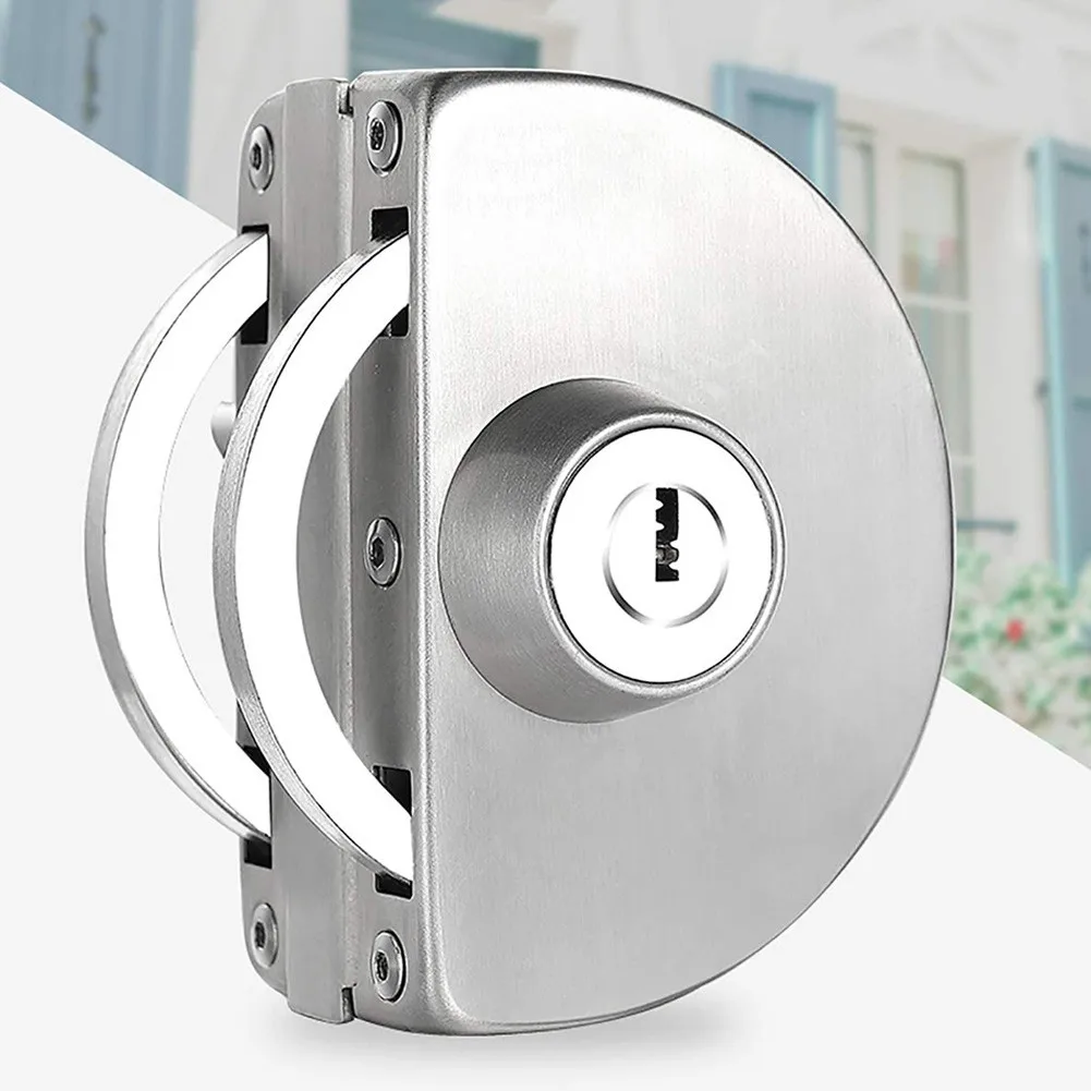 1pcs Glass Door Lock Stainless Steel Glass Door Lock Double Door Hole Free Glass Lock Frameless Glass Door Lock Double Door Lock
1pcs Glass Door Lock Stainless Steel Glass Door Lock Double Door Hole Free Glass Lock Frameless Glass Door Lock Double Door Lock