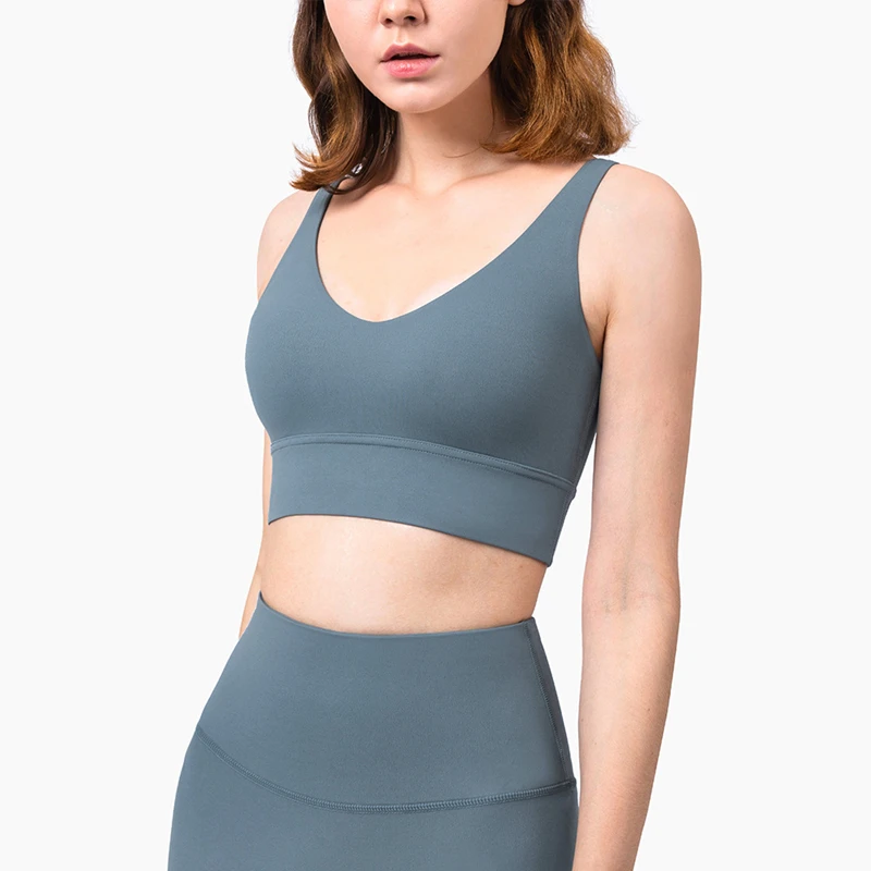 New Skin-friendly Nudity Fabric Women Push Up Yoga Bras Charming Deep V Neck Deep U Back Elastic Fitness Top Sport Brassiere
New Skin-friendly Nudity Fabric Women Push Up Yoga Bras Charming Deep V Neck Deep U Back Elastic Fitness Top Sport Brassiere