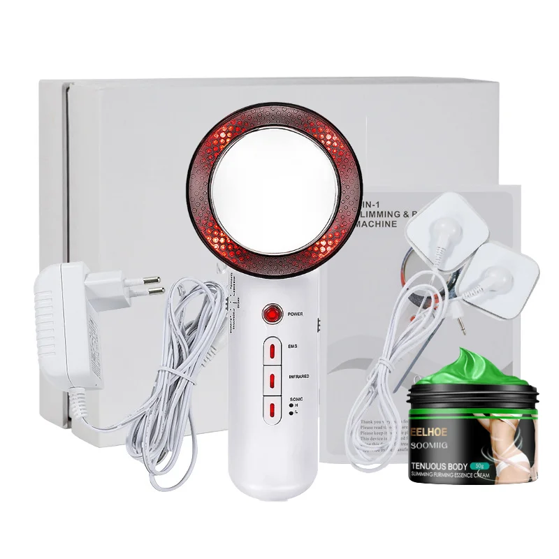 Ultrasonic 3 In 1 EMS Body Massager Infrared Fat Burning Removal Cavitation Face Lift Skin Care Therapy Beauty Slimming Machine
Ultrasonic 3 In 1 EMS Body Massager Infrared Fat Burning Removal Cavitation Face Lift Skin Care Therapy Beauty Slimming Machine