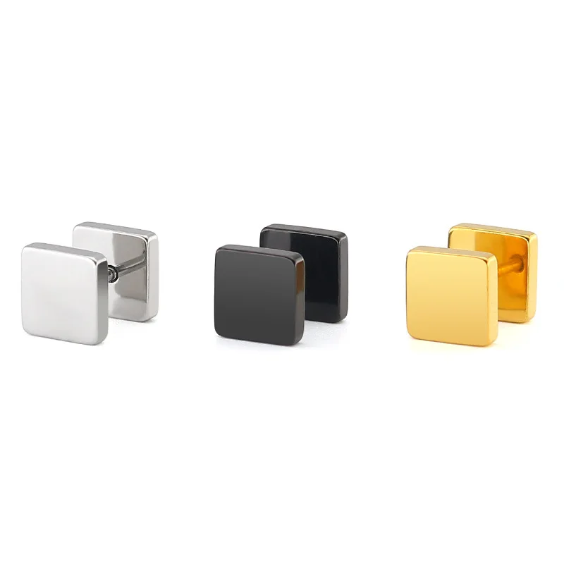 10Pcs Europe And The United States Hot Style Earrings Titanium Steel Square Male Fashion Earrings Earrings Jewelry Personality
10Pcs Europe And The United States Hot Style Earrings Titanium Steel Square Male Fashion Earrings Earrings Jewelry Personality