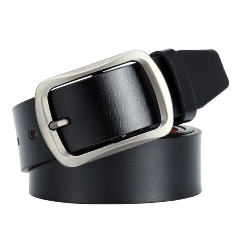 

2020 New Hot Men Black Casual Fashion Leather Belt Cinturones Waist Riem Elastic Long Cintura Cinto Masculino Couro Korean Style