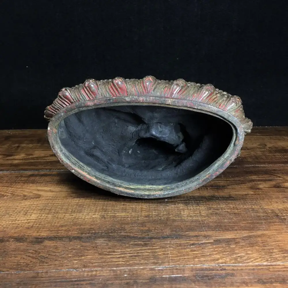 Home Decor 9" Tibet Buddhism Temple Old Bronze Cinnabars Shakyamuni Buddha Statue Amitabha Enshrine the Buddha
Home Decor 9" Tibet Buddhism Temple Old Bronze Cinnabars Shakyamuni Buddha Statue Amitabha Enshrine the Buddha