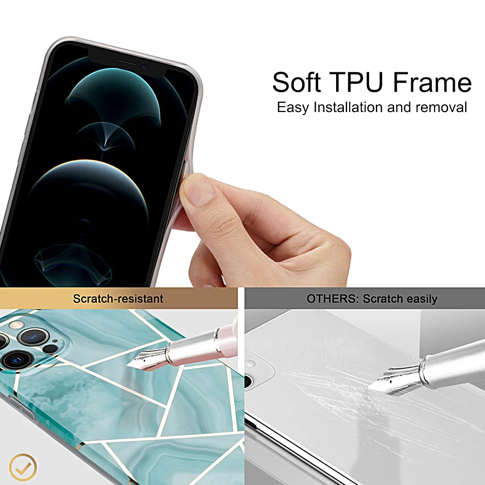 Electroplated Marble Phone Case For iPhone 12 11 Pro Max 12 Mini 8 7 Plus X XS XR SE 2020 XS MAX Cases Soft TPU Protective Cover 
Electroplated Marble Phone Case For iPhone 12 11 Pro Max 12 Mini 8 7 Plus X XS XR SE 2020 XS MAX Cases Soft TPU Protective Cover