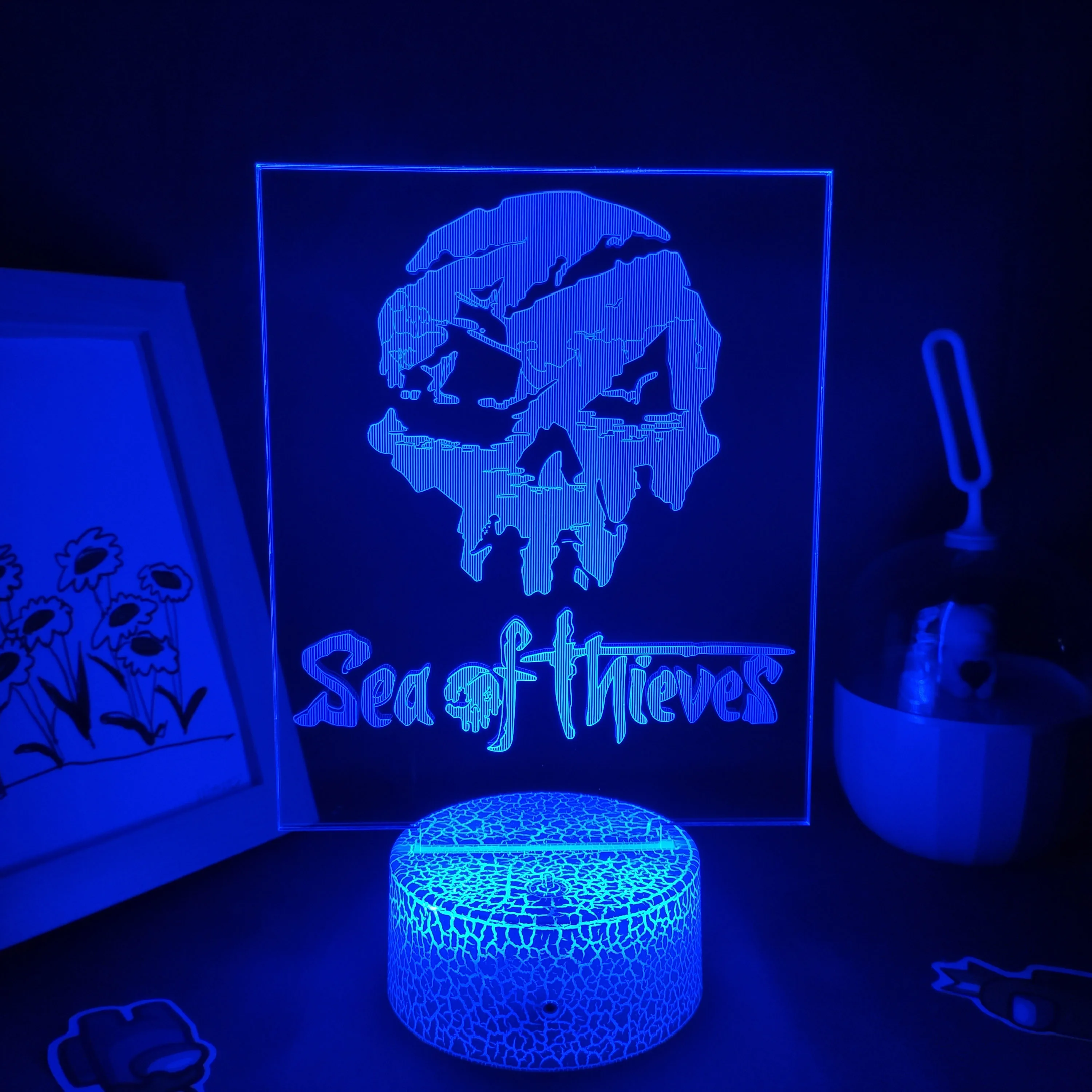 Sea of Thieves Game Mark LOGO 3D Lamps Led RGB Night Lights Cool Gift For Friends Gaming Bed Room Table Desk Colorful Decoration
Sea of Thieves Game Mark LOGO 3D Lamps Led RGB Night Lights Cool Gift For Friends Gaming Bed Room Table Desk Colorful Decoration