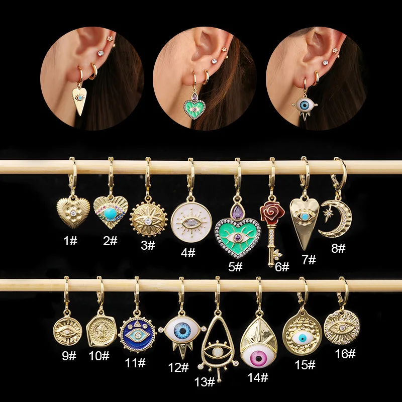 1Piece Ethnic Piercing Dangle Earrings for Women 2021 Trend Fashion Jewelry Girls Heart Eye Key Drop Earrings Unusual Ear Cuffs
1Piece Ethnic Piercing Dangle Earrings for Women 2021 Trend Fashion Jewelry Girls Heart Eye Key Drop Earrings Unusual Ear Cuffs