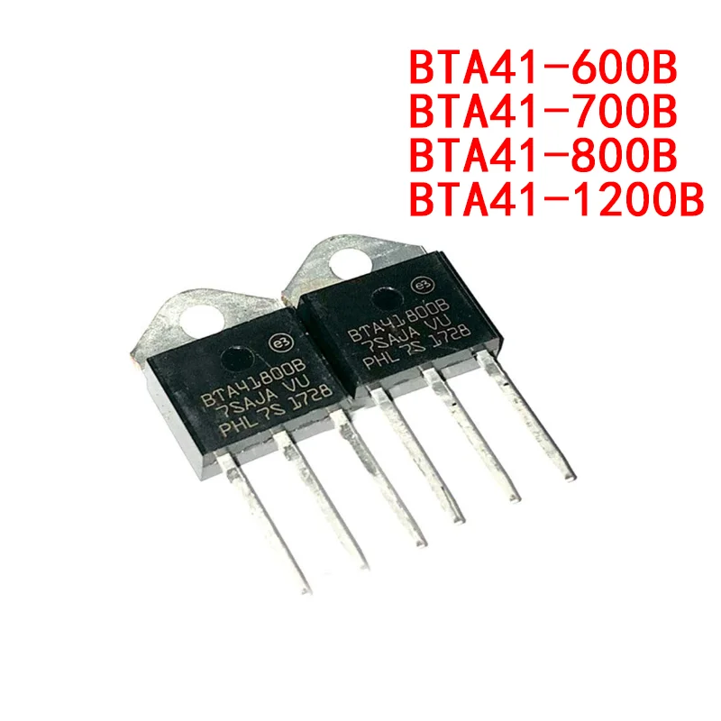 10 Pieces / Batch Bta41-600B Bta41-600 Bta41-800B Bta41-700B 1200B 600V 700V 800V 1200V 40A High Power Bidirectional Thyristor
10 Pieces / Batch Bta41-600B Bta41-600 Bta41-800B Bta41-700B 1200B 600V 700V 800V 1200V 40A High Power Bidirectional Thyristor