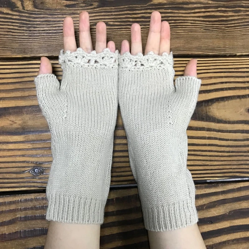 Women Winter Knitted Lengthen Wrist Fingerless Gloves Elegant Colorful Animal Embroidery Crochet Thumbhole Mittens Stretchy M7DD
Women Winter Knitted Lengthen Wrist Fingerless Gloves Elegant Colorful Animal Embroidery Crochet Thumbhole Mittens Stretchy M7DD