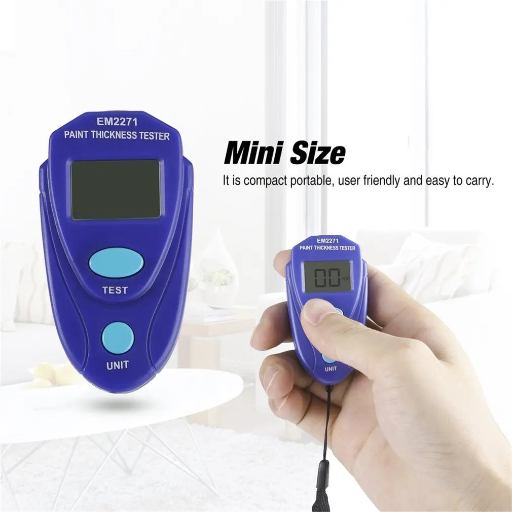 Mini Coating Digital Painting Thickness Tester Meter Mini LCD Automotive Data Hold Car Coating Thickness Gauge without Battery
Mini Coating Digital Painting Thickness Tester Meter Mini LCD Automotive Data Hold Car Coating Thickness Gauge without Battery