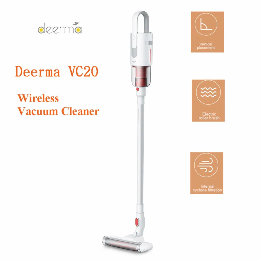 Оригинальный беспроводной пылесос Deerma VC20 домашний ручной пылеуловитель 5500 па