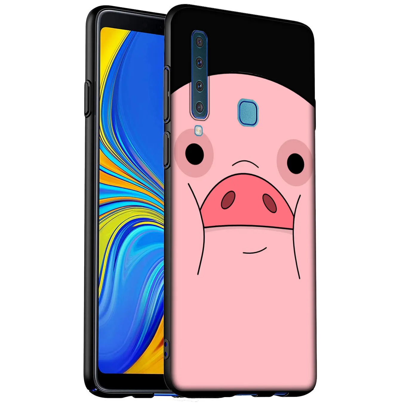 Забавный Милый Мягкий силиконовый чехол для телефона Samsung Galaxy A6 A7 A8 A9 2018 A3 A5 2016 2017
