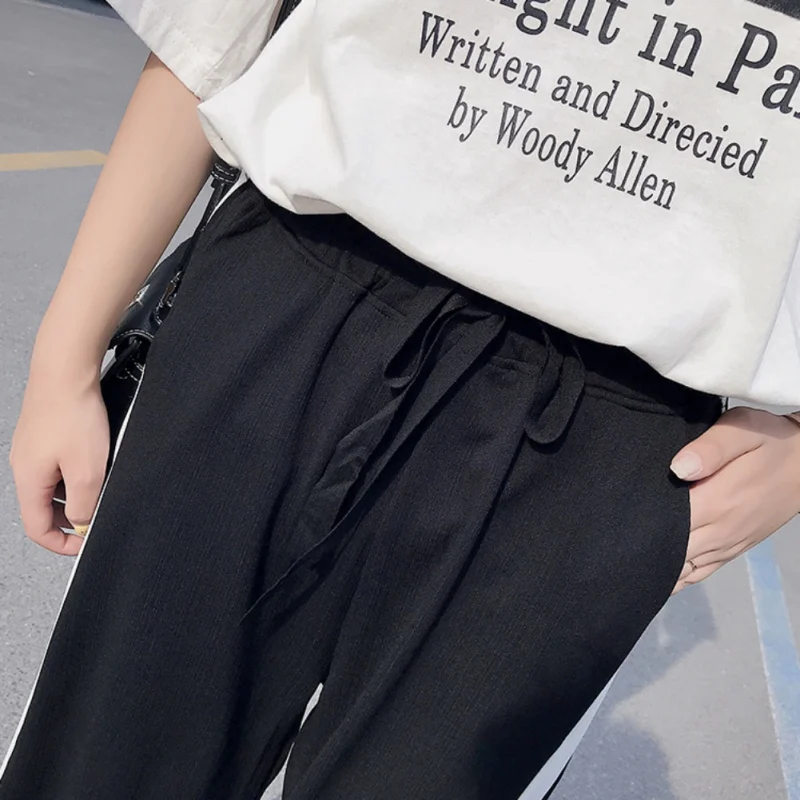 Ladies Playsuit Loose Color Matching Wide Leg High Waist Drape Straight Leg Pants Women Clothes Kombinezony For Women!
Ladies Playsuit Loose Color Matching Wide Leg High Waist Drape Straight Leg Pants Women Clothes Kombinezony For Women!
