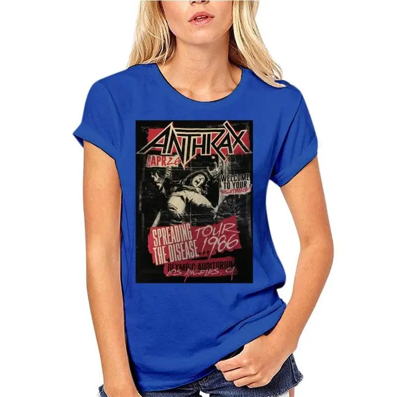 Summer Cotton T Shirt Different Colours Anthrax Spreading The Disease Tour 2015 Black T Shirt New Official Merch O-neck
Summer Cotton T Shirt Different Colours Anthrax Spreading The Disease Tour 2015 Black T Shirt New Official Merch O-neck