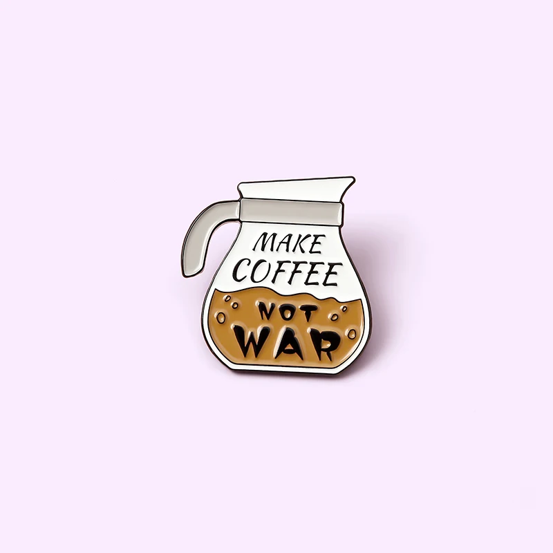 Cartoon Coffee Pot Enamel Pin Fashion Making Coffee Utensils Brooch Backpack Clothes Lapel Pin Jewelry Gift for Friends
Cartoon Coffee Pot Enamel Pin Fashion Making Coffee Utensils Brooch Backpack Clothes Lapel Pin Jewelry Gift for Friends