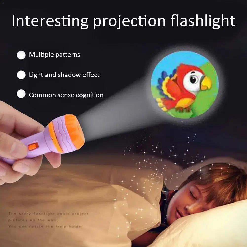 Kids Flashlight Projector Baby Sleeping Story Book Torch Lamp Children's Early Education Toy Best Birthday Gift Light-up Toys
Kids Flashlight Projector Baby Sleeping Story Book Torch Lamp Children's Early Education Toy Best Birthday Gift Light-up Toys