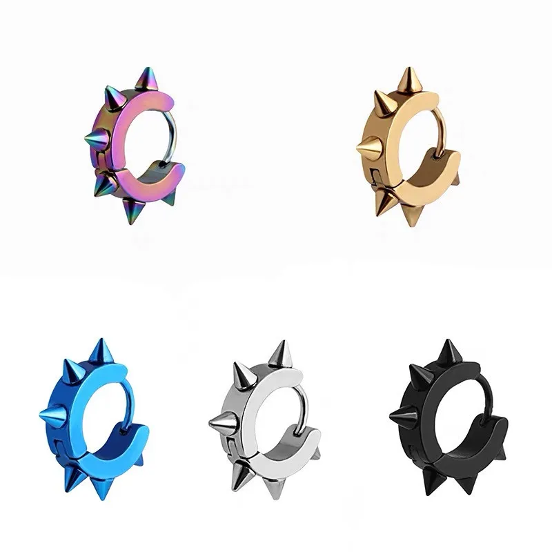 Stainless Steel Ear Clip Punk Boys Pointed Earrings Korean Style Personalized Six-Thorn Ear Clip Hot Sale Stud Earrings
Stainless Steel Ear Clip Punk Boys Pointed Earrings Korean Style Personalized Six-Thorn Ear Clip Hot Sale Stud Earrings