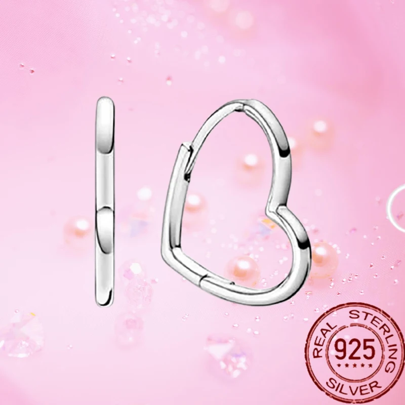 New 925 Sterling Silver Asymmetric Heart Shape Ladies Earrings Simple Fashion Women Earrings Party 2021 S925 Gift Brithday 2021
New 925 Sterling Silver Asymmetric Heart Shape Ladies Earrings Simple Fashion Women Earrings Party 2021 S925 Gift Brithday 2021
