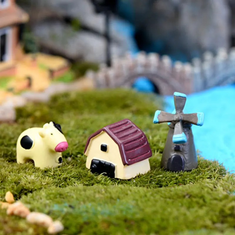 1PC Three-piece Animal Set Resin Crafts Cute Animal Model Fairy Garden Miniature Bonsai Micro Landscape Doll House Decor Gift
1PC Three-piece Animal Set Resin Crafts Cute Animal Model Fairy Garden Miniature Bonsai Micro Landscape Doll House Decor Gift