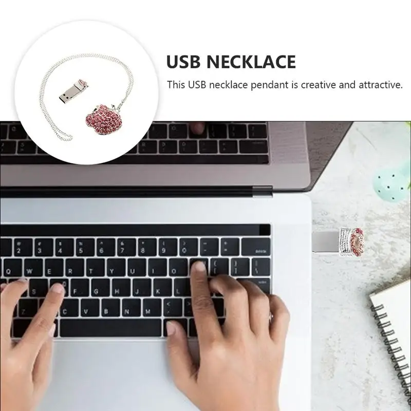 1pc USB Jewelry 64GB Flash Drive Data Storage Device Birthday Gift for Girls
1pc USB Jewelry 64GB Flash Drive Data Storage Device Birthday Gift for Girls