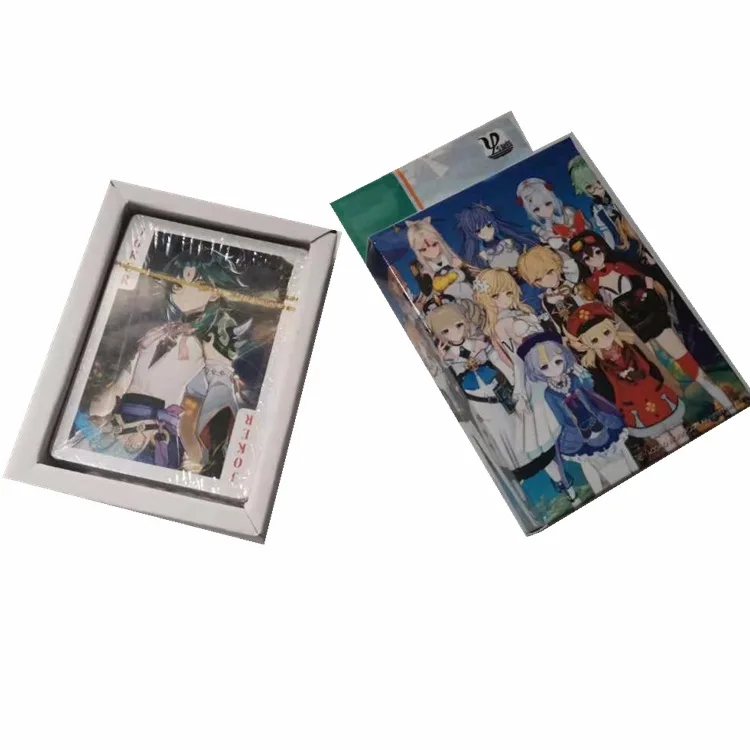 54 Pcs/Set Anime Genshin Impact Poker Cards Toys Jean Amber Venti Klee Cosplay Board Game Playing Cards Collection Gift
54 Pcs/Set Anime Genshin Impact Poker Cards Toys Jean Amber Venti Klee Cosplay Board Game Playing Cards Collection Gift