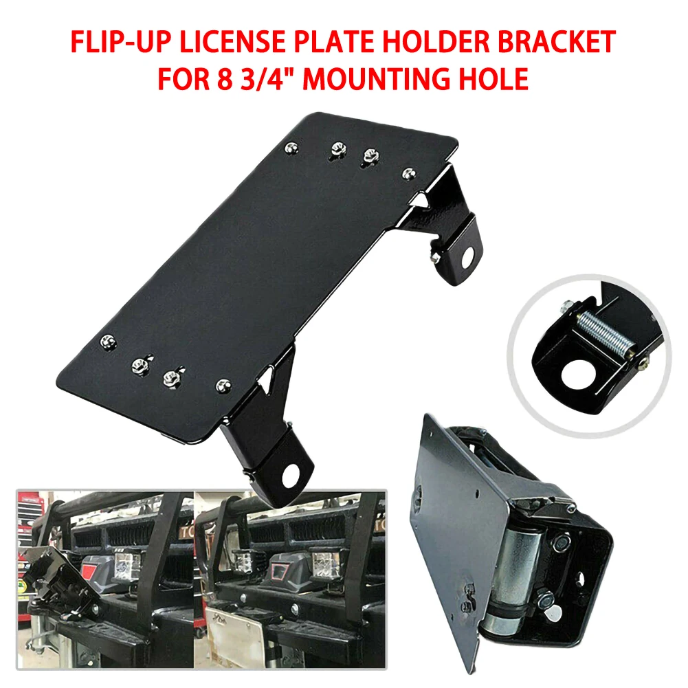 2021 new Solid Flip-up Winch Roller Fairlead License Plate Holder Bracket Mount Stainless Steel Black for 8 3/4" Mounting Hole
2021 new Solid Flip-up Winch Roller Fairlead License Plate Holder Bracket Mount Stainless Steel Black for 8 3/4" Mounting Hole