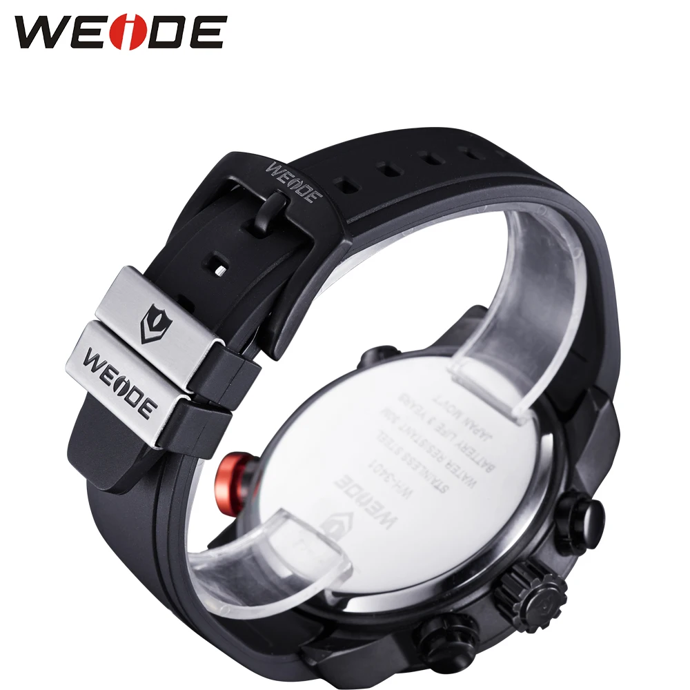 Часы WEIDE мужские спортивные в стиле милитари повторитель сигнала тревоги