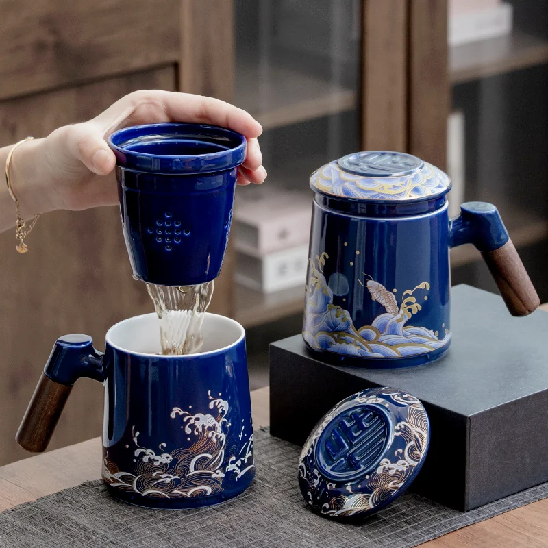 Retro Ceramic Cup with Cover Tea Separation Mug Tea Drinking Cup with Filter Personal Cup Home Office Water Cup
Retro Ceramic Cup with Cover Tea Separation Mug Tea Drinking Cup with Filter Personal Cup Home Office Water Cup