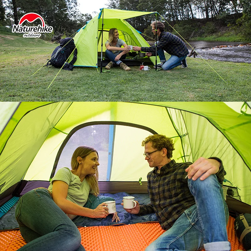 Naturehike 2/3/4 person ultralight ultralight waterproof double layer anti-UV sunscreen large camping tents nylon breathable mes 
Naturehike 2/3/4 person ultralight ultralight waterproof double layer anti-UV sunscreen large camping tents nylon breathable mes