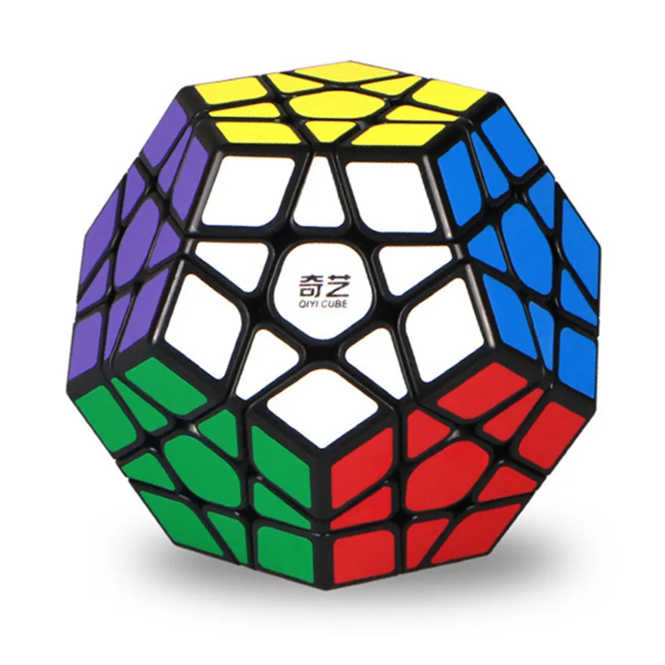 

QIYI 3x3 Magic Cube Megaminx Professional Speed Cubes Stickerless Dodecahedron Cube Educational Twist Puzzle Toys For Boys Gift