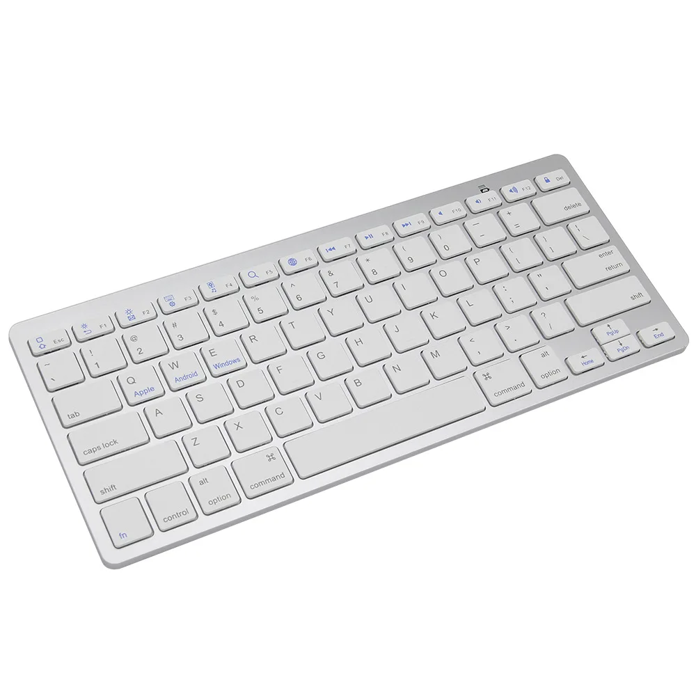 Серебристая ультратонкая Беспроводная Bluetooth-клавиатура для ipad Mini для Mac Lpatop Tablet
Серебристая ультратонкая Беспроводная Bluetooth-клавиатура для ipad Mini для Mac Lpatop Tablet