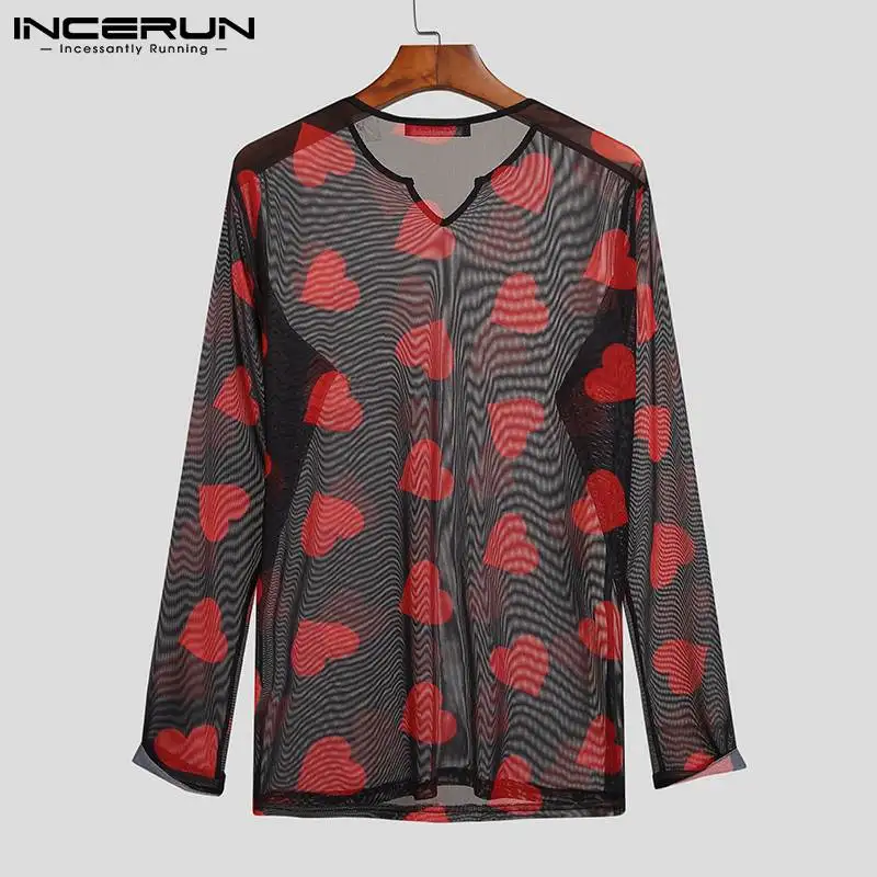 INCERUN для мужчин Сетчатая футболка с длинными рукавами и v-образным вырезом повседневные сексуальные футболки прозрачные вечерние ночная ру...
INCERUN для мужчин Сетчатая футболка с длинными рукавами и v-образным вырезом повседневные сексуальные футболки прозрачные вечерние ночная ру...