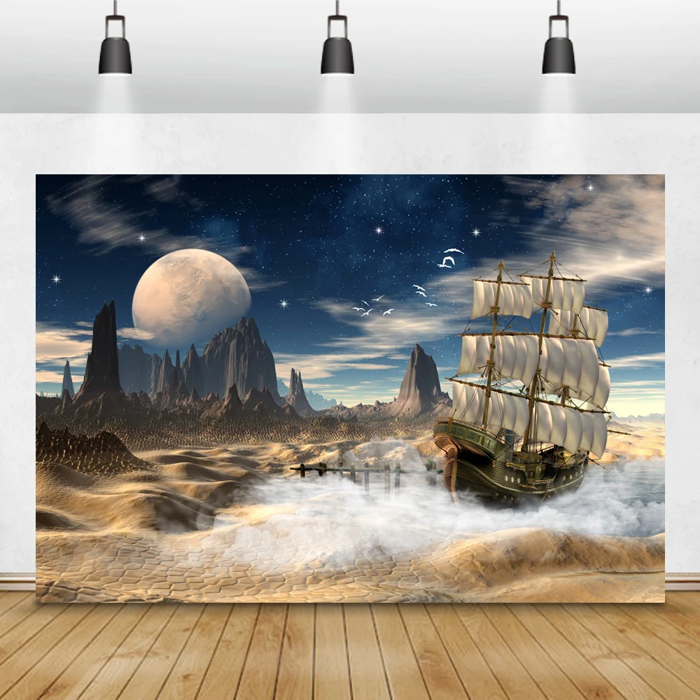 Laeacco Newborn Backdrops Cloudy Sky Moon Hills Desert Pirate Ship Baby Portrait Photography Backgrounds For Photo Studio Props
Laeacco Newborn Backdrops Cloudy Sky Moon Hills Desert Pirate Ship Baby Portrait Photography Backgrounds For Photo Studio Props