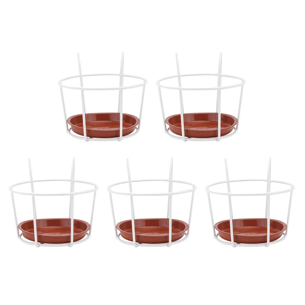 5 Sets Balcony Railing Hanging Flower Basket Balcony Hanging Flowerpot Racks Planter Storage Shelf Flowerpot Stand Home Decor
5 Sets Balcony Railing Hanging Flower Basket Balcony Hanging Flowerpot Racks Planter Storage Shelf Flowerpot Stand Home Decor
