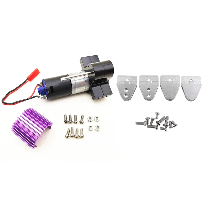 Upgraded Metal Transfer Gear Box With 370 Motor With 4Pcs Upgrade Spare Parts Metal Lifting Lug RC Car
Upgraded Metal Transfer Gear Box With 370 Motor With 4Pcs Upgrade Spare Parts Metal Lifting Lug RC Car