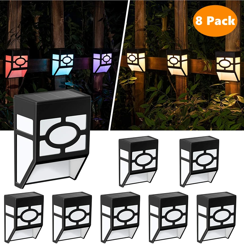 2/4/8PCS Outdoor Solar Wall Lights LED Garden Lamp Solar Deck Corridor Step Light Waterproof for Landscape Fence Lighting Deco
2/4/8PCS Outdoor Solar Wall Lights LED Garden Lamp Solar Deck Corridor Step Light Waterproof for Landscape Fence Lighting Deco