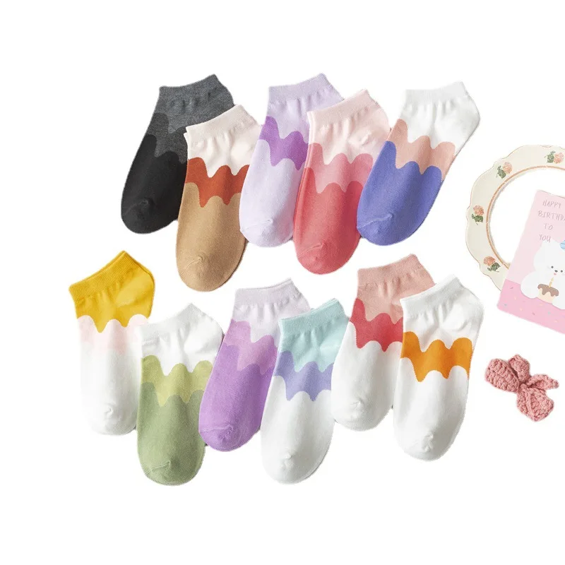 1 Pair Women Socks Cotton Summer Low Tube Sock Colorful Breathable Ankle Sock Invisible Boat Socks Female
1 Pair Women Socks Cotton Summer Low Tube Sock Colorful Breathable Ankle Sock Invisible Boat Socks Female
