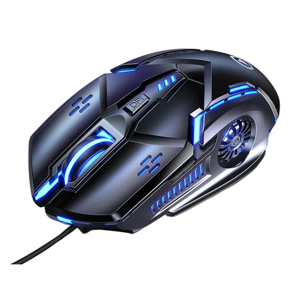 

Gaming Mouse Wired - RGB Gaming Mice Computer Wired Mouse With 1200/1600/2400/3200 DPI 6 Programmable Buttons Rainbow Backlight