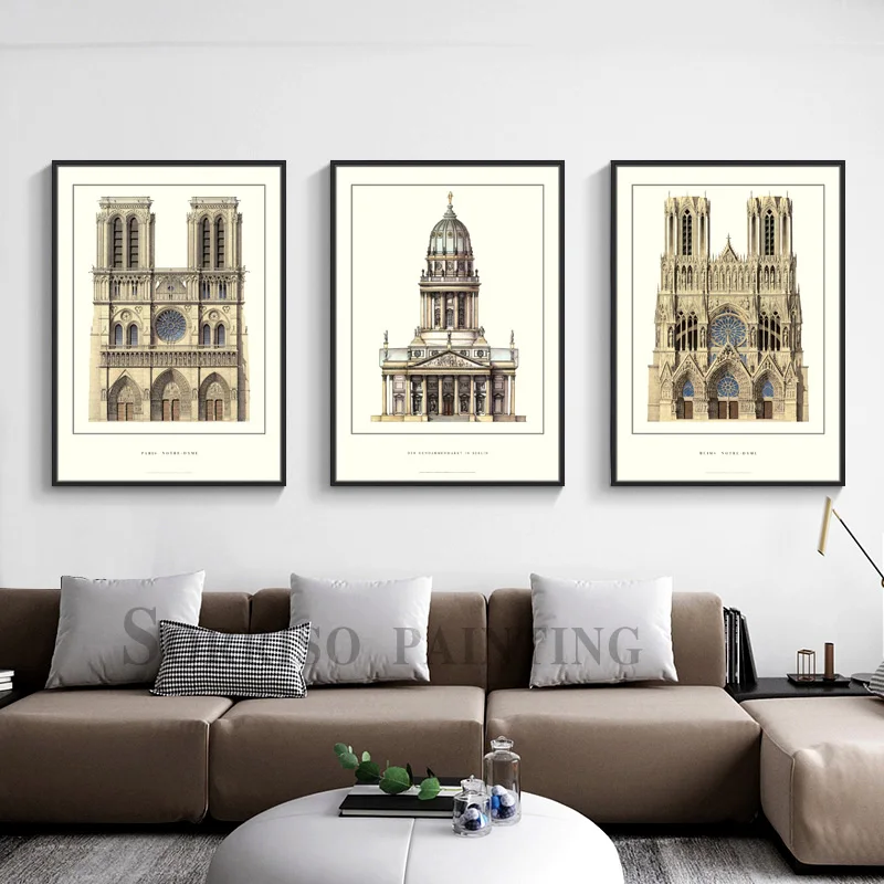 Europe Retro Classic Church Architecture Building Canvas Painting Posters And Prints Wall Art Pictures Living Room Home Decor
Europe Retro Classic Church Architecture Building Canvas Painting Posters And Prints Wall Art Pictures Living Room Home Decor