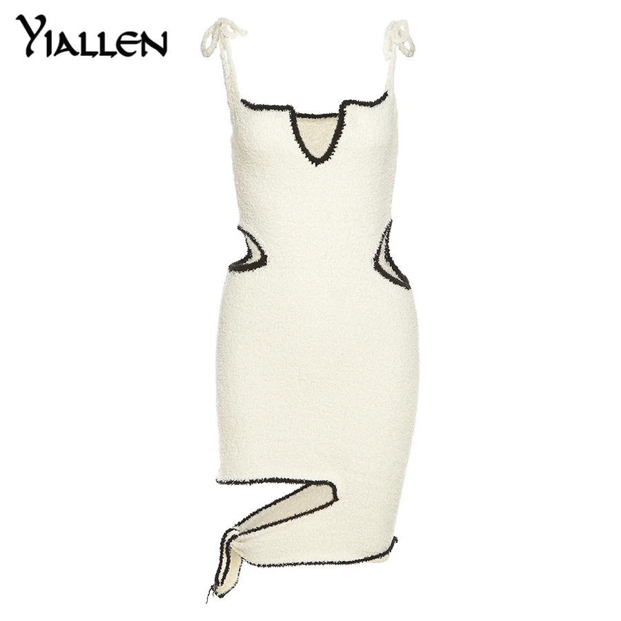 Yiallen Summer Y2K Patchwork Sexy Low Collar Cut Out Sling Mini Dresses 2021 New Women Sleeveless Skinny Club Clubwear Outfits
Yiallen Summer Y2K Patchwork Sexy Low Collar Cut Out Sling Mini Dresses 2021 New Women Sleeveless Skinny Club Clubwear Outfits