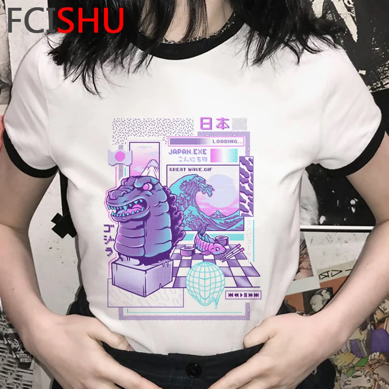 Эстетика Vaporwave мужская одежда с принтом в стиле Харадзюку футболка японском |
