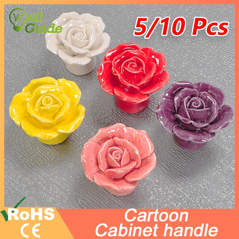 5/10Pcs Rose Cartoon Children Room Ceramic Cabinet Knobs Moon Star Wardrobe Handle Garden Door Handle Cabinet Handles for Kids
5/10Pcs Rose Cartoon Children Room Ceramic Cabinet Knobs Moon Star Wardrobe Handle Garden Door Handle Cabinet Handles for Kids
