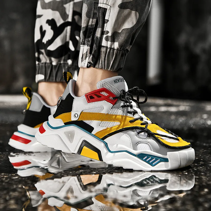 New Mixed Colors Couple Platform Dad Shoes Men High Quality Casual Sneakers Men Breathable Chunky Sneakers Men Zapatillas Hombre
New Mixed Colors Couple Platform Dad Shoes Men High Quality Casual Sneakers Men Breathable Chunky Sneakers Men Zapatillas Hombre