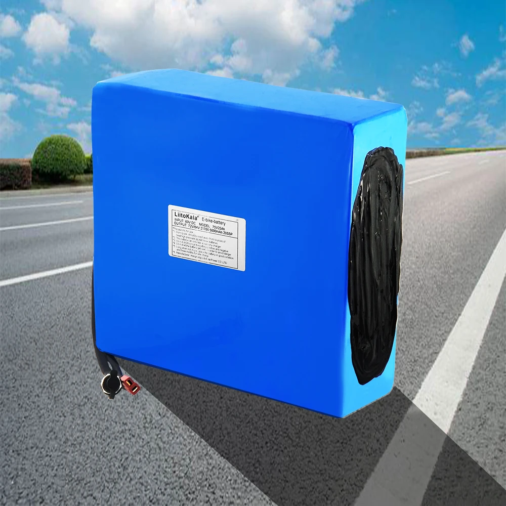 LiitoKala 20S 72V 25Ah 30Ah 2000W Electric Bike Battery 21700 5000mAh Cell 72V Electric Scooter Lithium Battery with BMS
LiitoKala 20S 72V 25Ah 30Ah 2000W Electric Bike Battery 21700 5000mAh Cell 72V Electric Scooter Lithium Battery with BMS